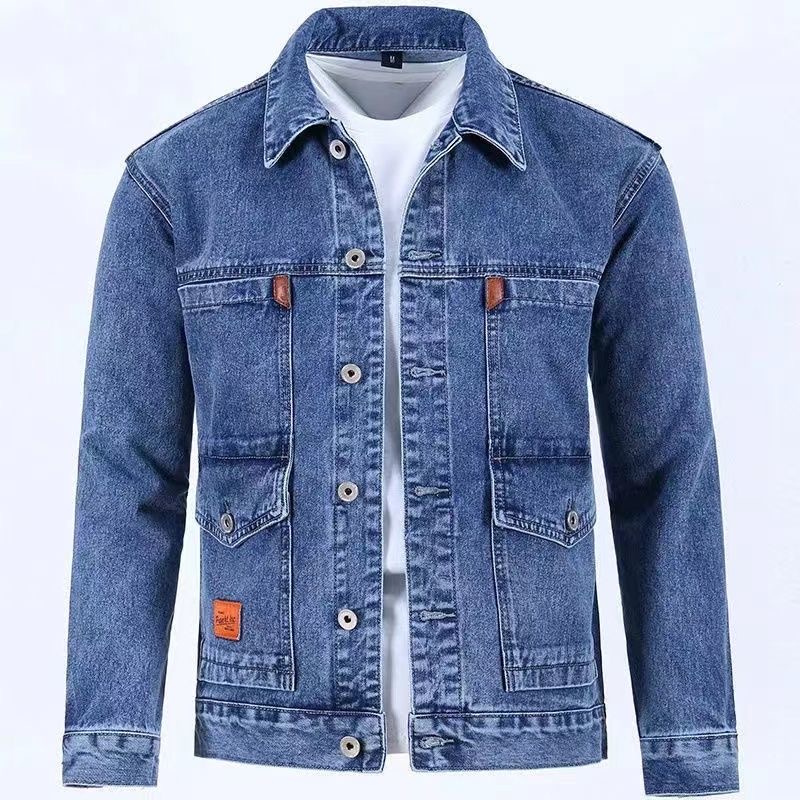 Down Jacket Packable - Veste en jean pour hommes, nouvelle