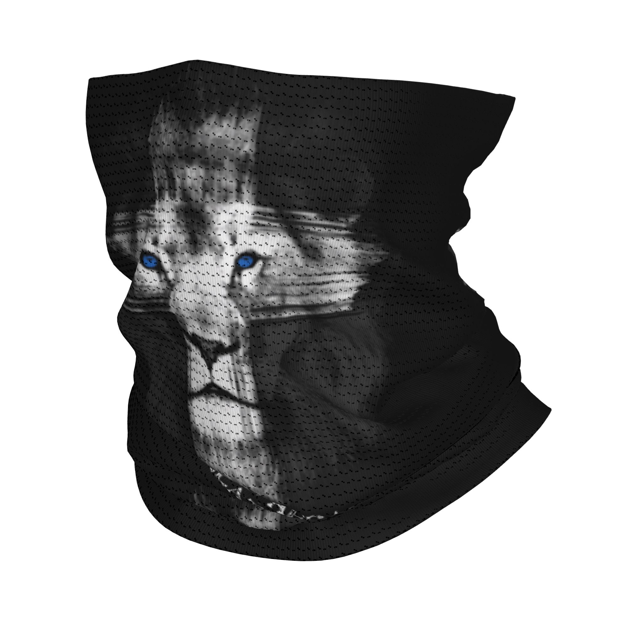 Neck Gaiter Fleece - Cache-cou d'hiver personnalisé motif Lion de