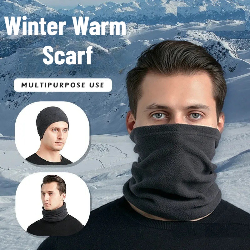 Neck Gaiter Fleece - Cache-cou d'hiver chaud et coupe-vent en