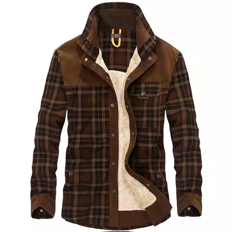 Flannel Shirt Lined - Chemise-veste en flanelle épaisse à carreaux