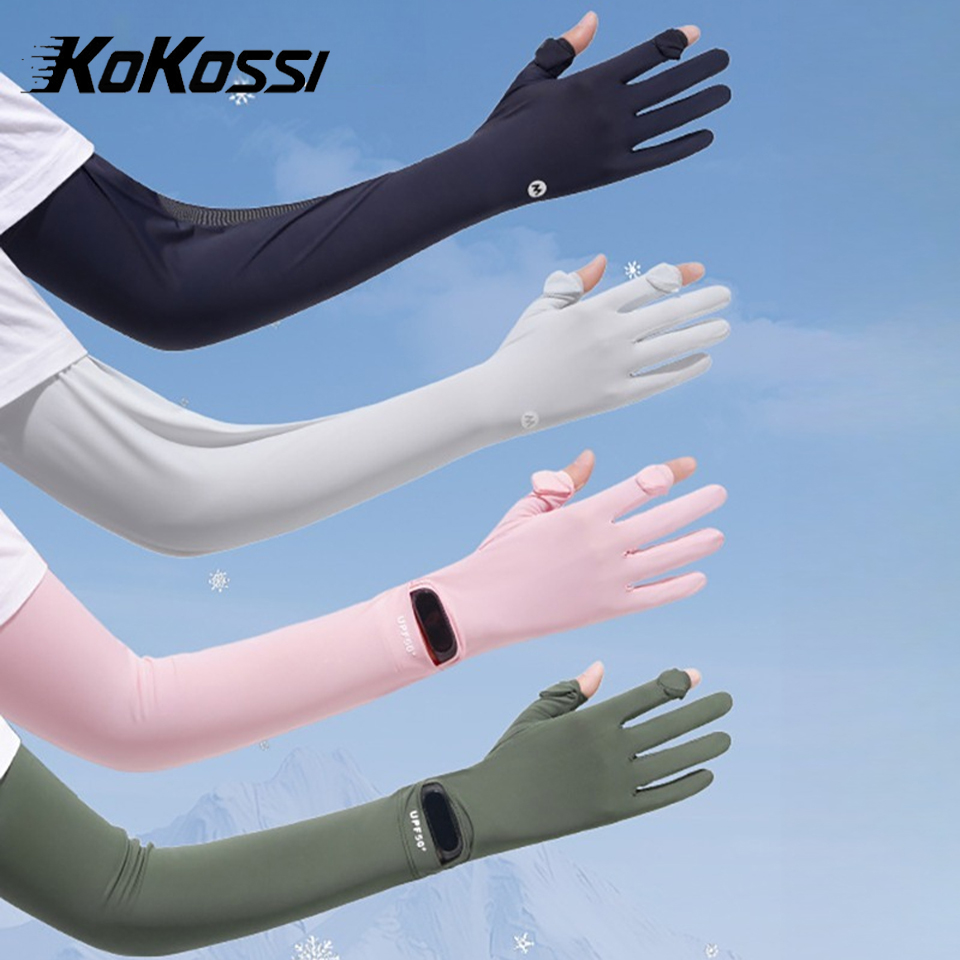 Touch Screen Gloves - KoKossi Manches d'été respirantes en soie