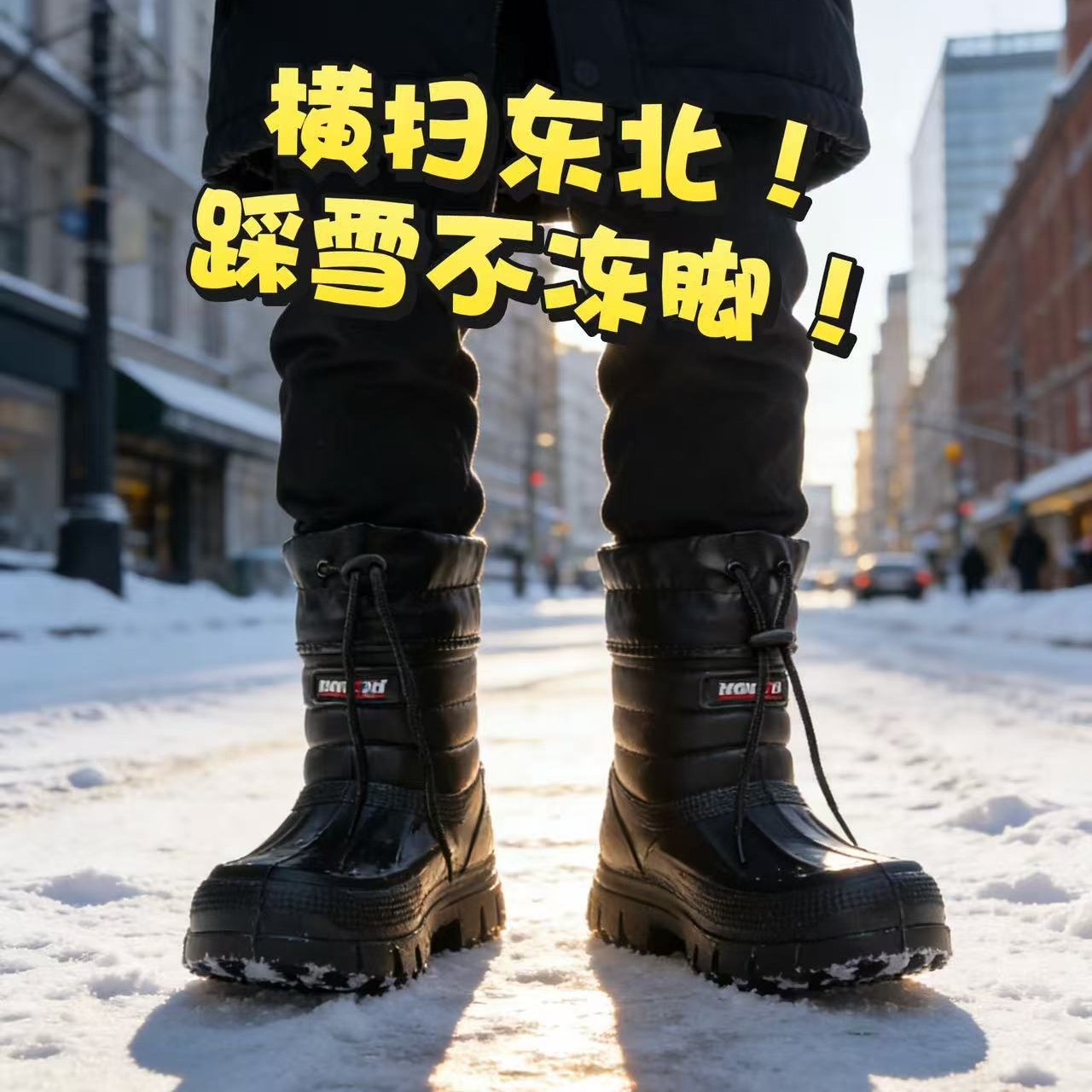 Waterproof Winter Boot - Bottes de neige pour hommes, nouvelles