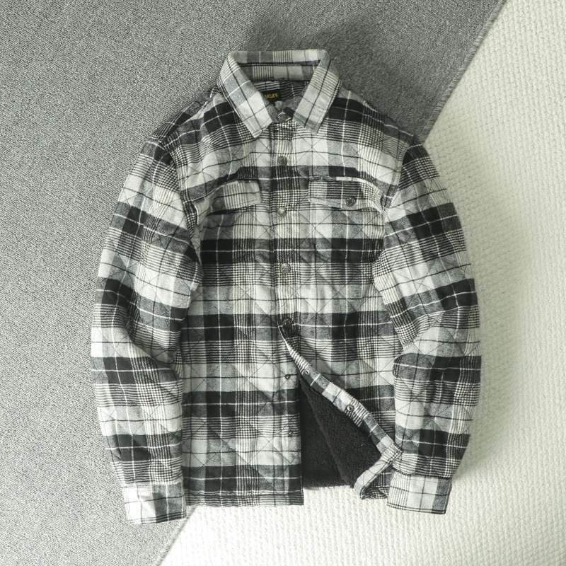 Flannel Shirt Lined - Veste chemise polaire en flanelle à