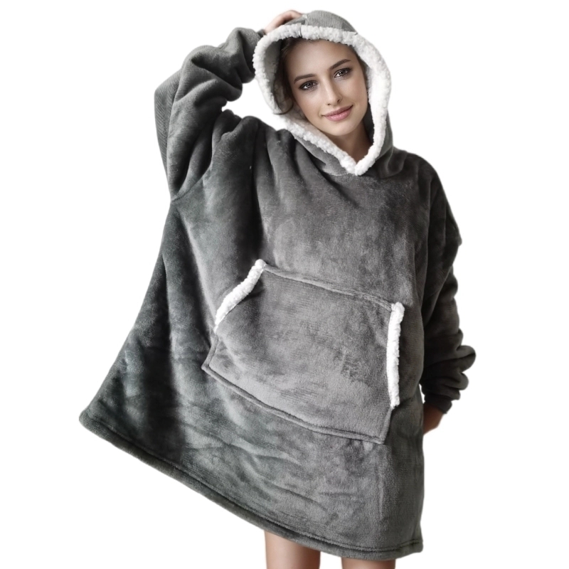 Sherpa Hoodie Fleece - Couverture à capuche super douce pour