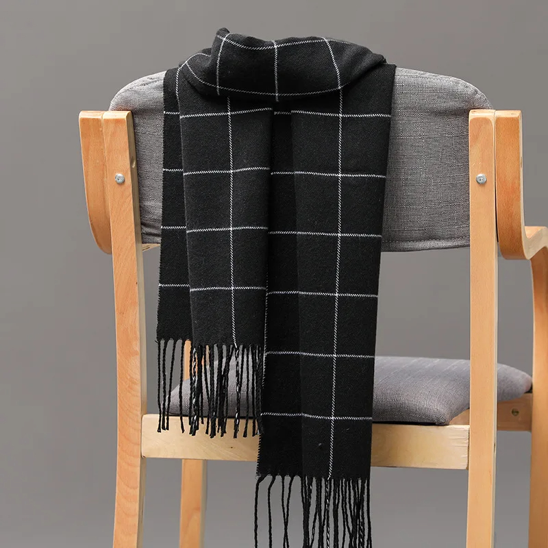 Wool Scarf Men - Écharpe en cachemire pour hommes, garde