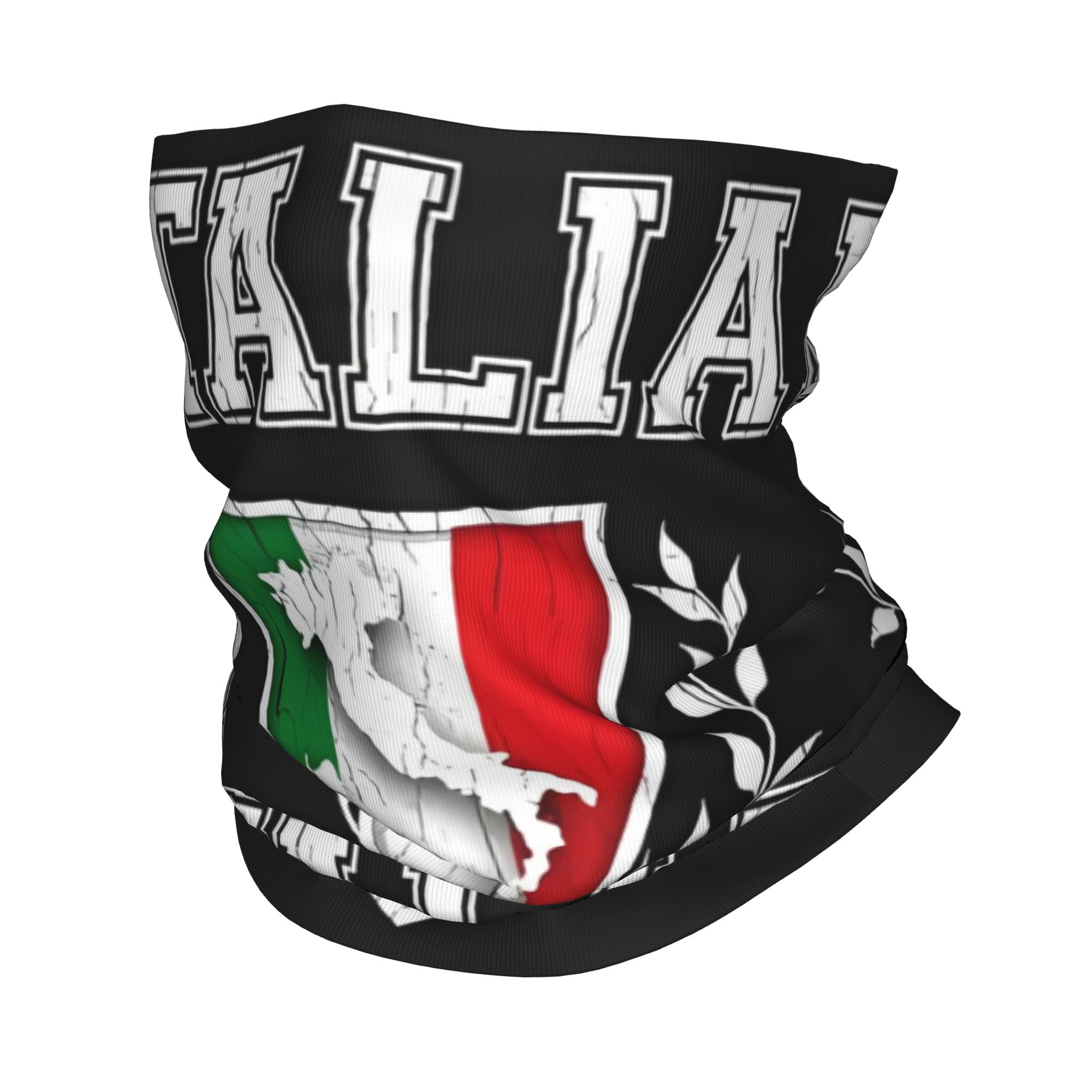 Neck Gaiter Fleece - Bandana personnalisé avec drapeau italien, chauffe-cou