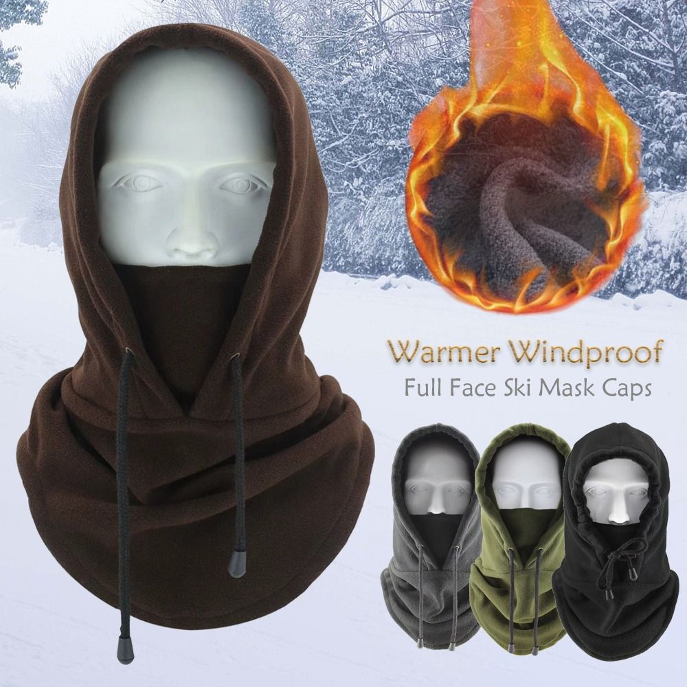 Balaclava Ski Mask - Polar Smile-Cagoule intégrale coupe-vent pour homme
