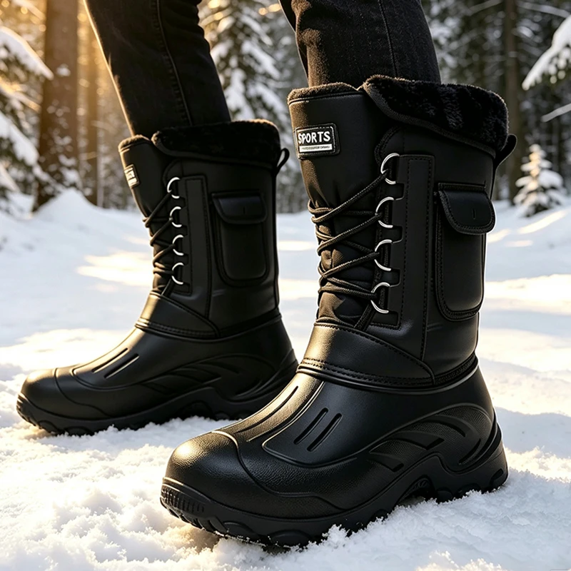 Waterproof Winter Boot - Bottes d'hiver pour hommes, chaussures de