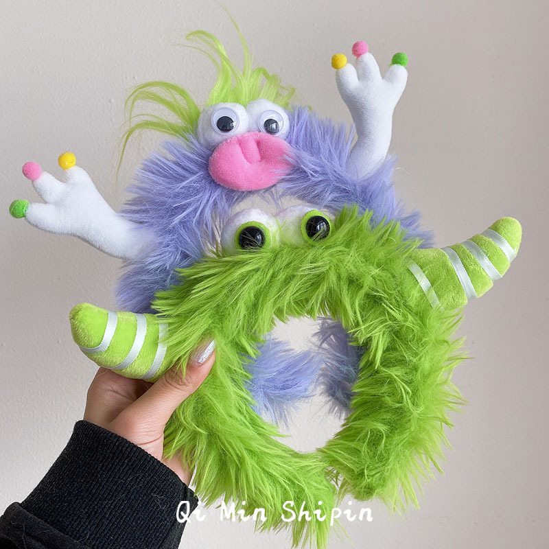 Winter Headband Fleece - Bandeaux de sauna amusants en peluche