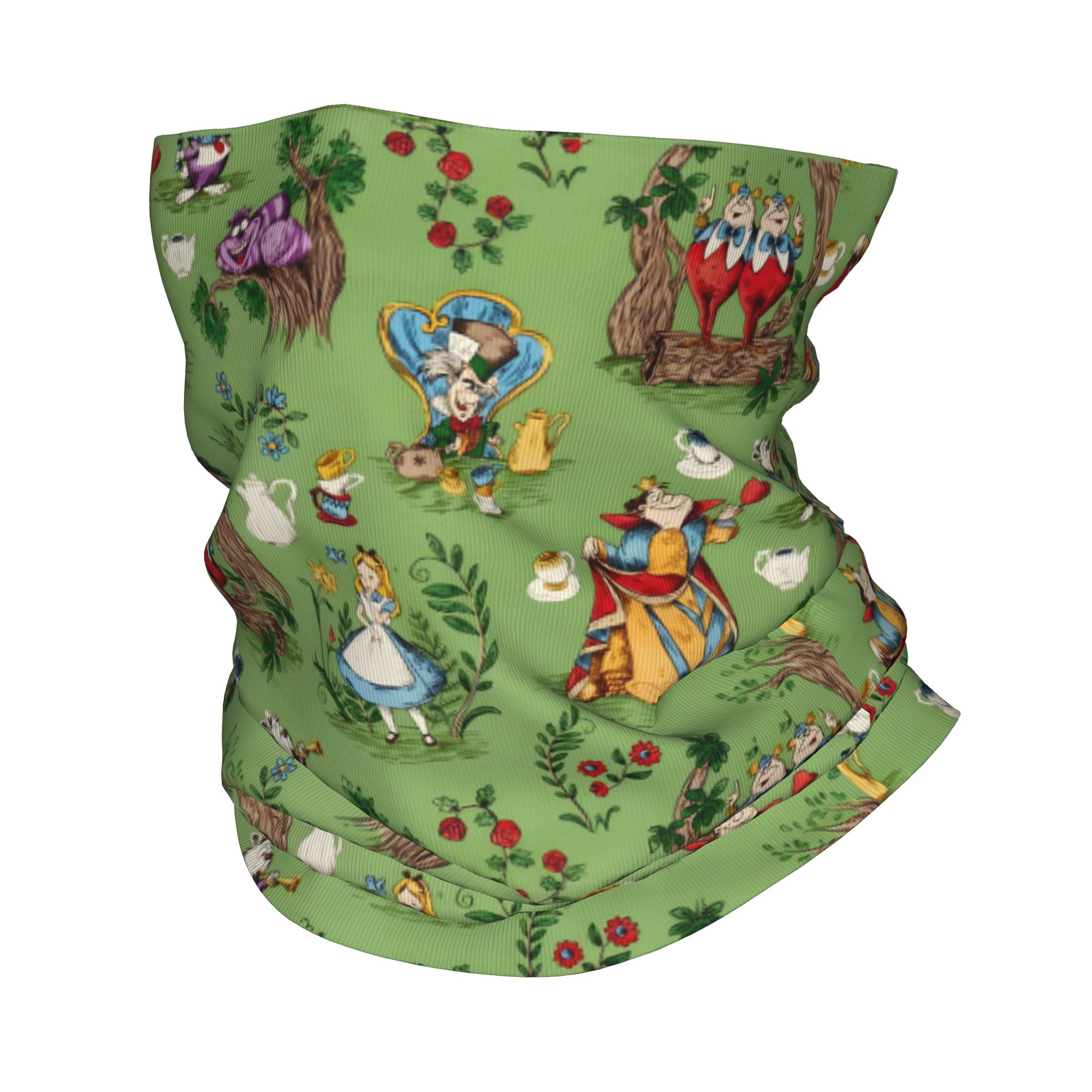 Neck Gaiter Fleece - Cache-cou bandana personnalisé Alice au pays