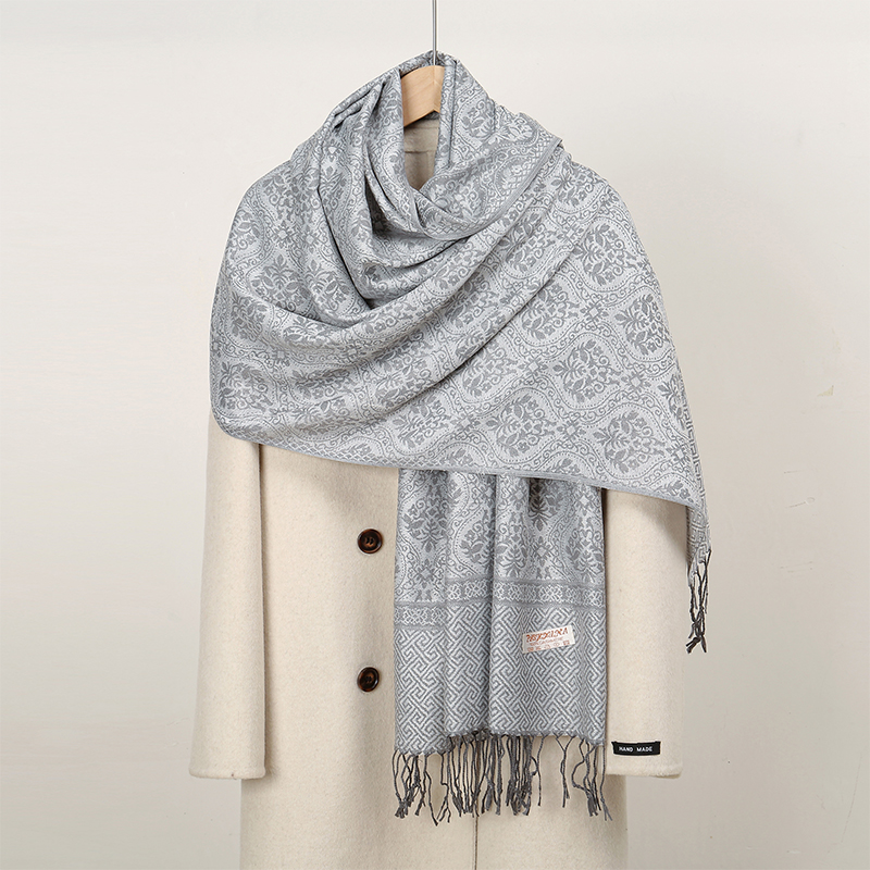 Cashmere Pashmina Wrap - Écharpe de luxe en cachemire épais