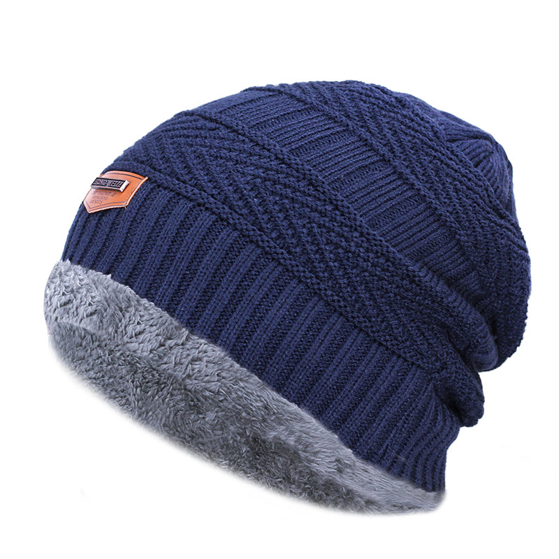 Wool Scarf Men - Nouveau bonnet d'hiver pour homme, bonnet