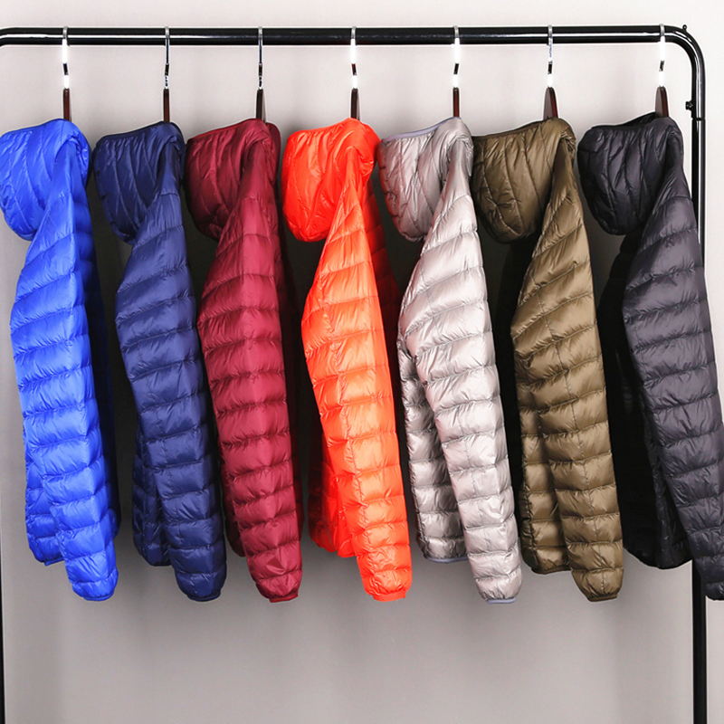 Down Jacket Packable - Doudoune Pliable Ultra Légère pour Homme,