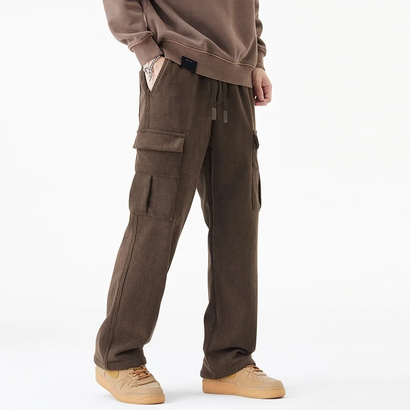 Corduroy Pant Warm - Pantalon en velours côtelé pour homme,