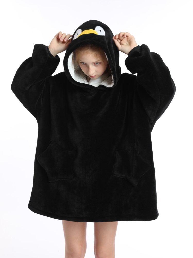 Sherpa Hoodie Fleece - Couverture Sherpa d'hiver pour adolescents, sweat