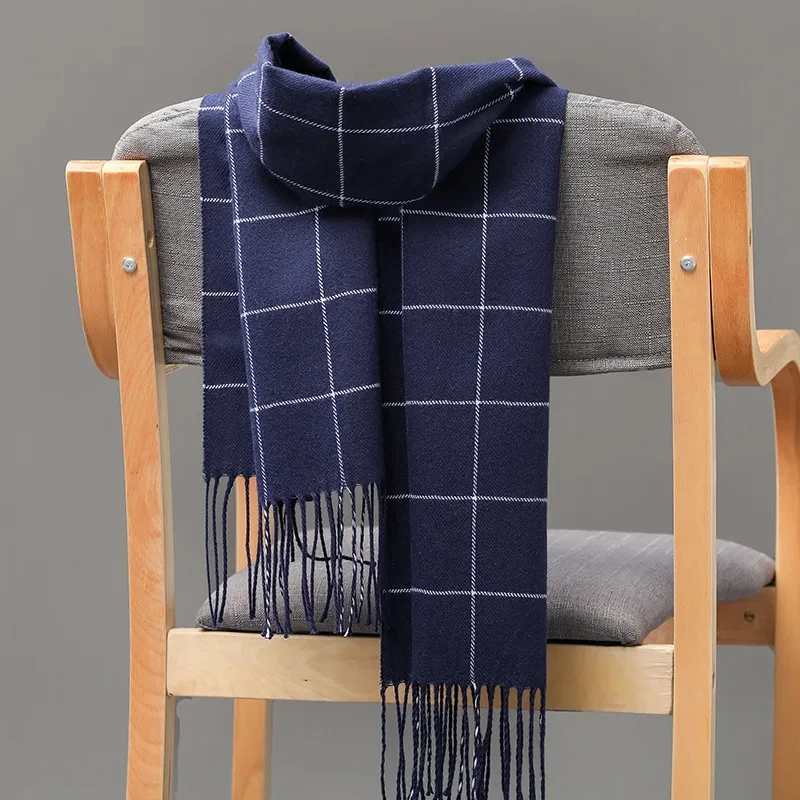 Wool Scarf Men - Écharpe en cachemire pour hommes, garde