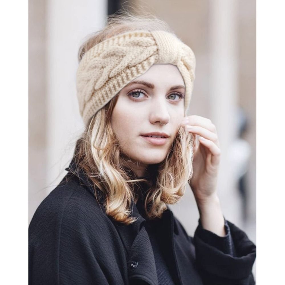 Winter Headband Fleece - Hiver tricoté femmes bandeaux épaissir polaire