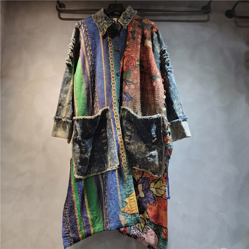 WTHT-Manteau Long en Denim Ray - Down Jacket Packable avis et prix