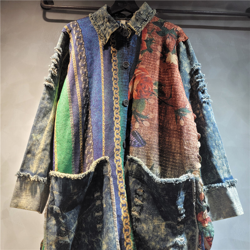 WTHT-Manteau Long en Denim Ray - Down Jacket Packable avis et prix