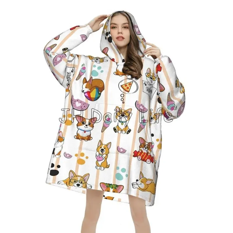 Couverture à capuche pour chie - Sherpa Hoodie Fleece avis et prix