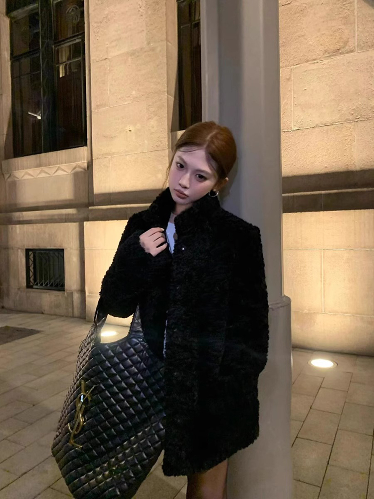 Veste en laine d'agneau mantea - Wool Coat Peacoat avis et prix