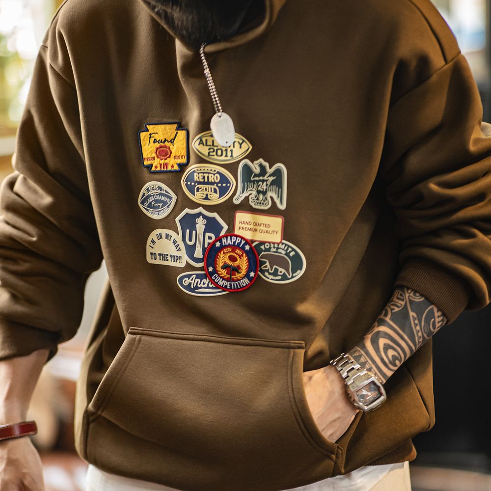 Maden Vintage hommes brodé Bad - Sherpa Hoodie Fleece avis et prix