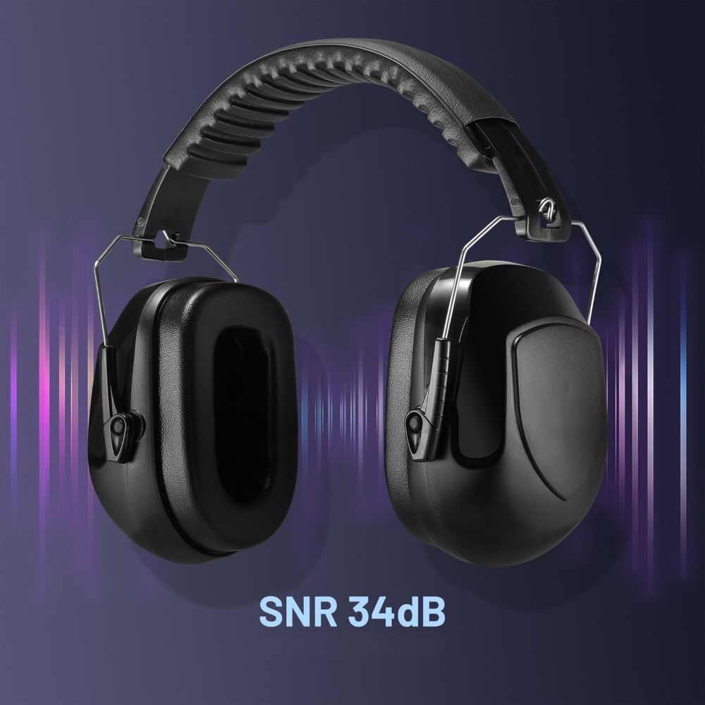 SNR-34dB casque réglable réduc - Earmuffs Foldable avis et prix
