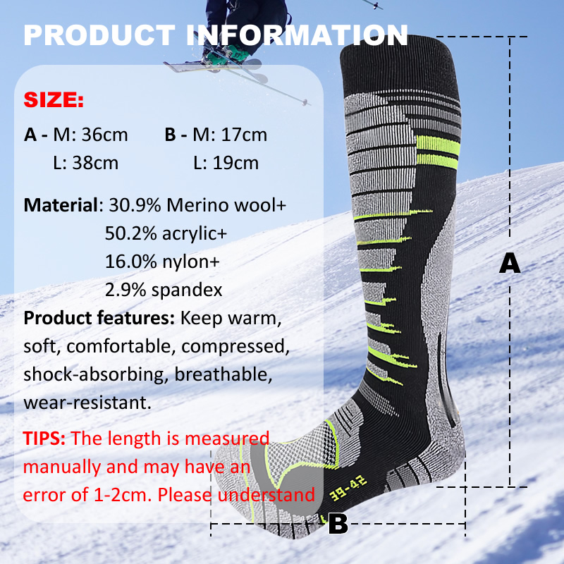 Chaussettes de Ski en laine mé - Thermal Sock Wool avis et prix