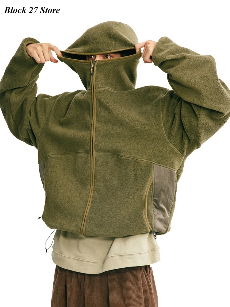 Sweat à capuche pour hommes au - Sherpa Hoodie Fleece avis et prix