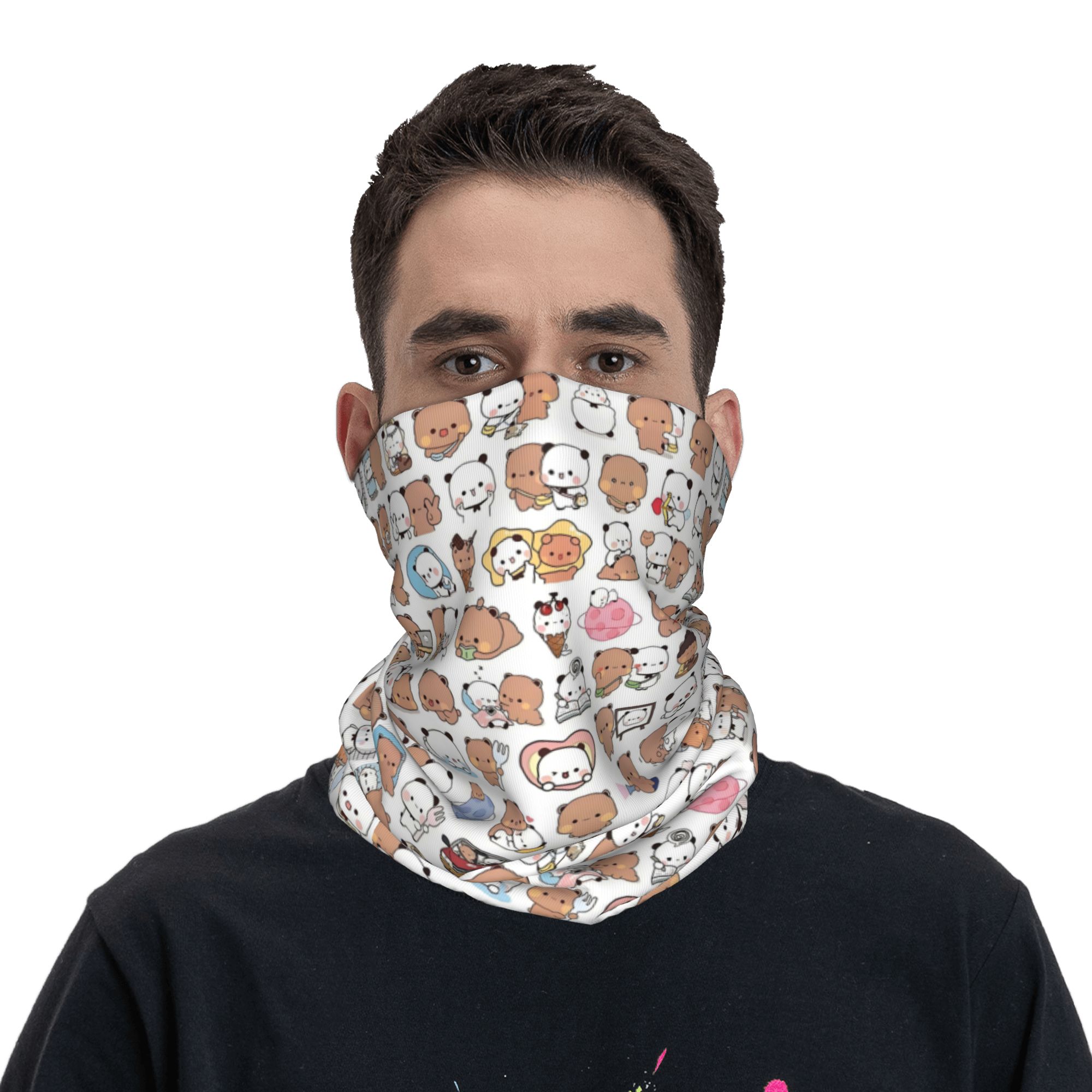 Personnalisé ours dessin animé - Neck Gaiter Fleece avis et prix