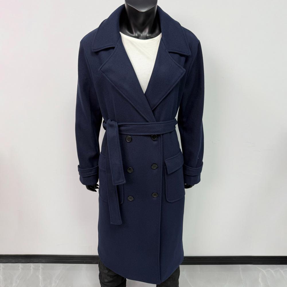 Manteau long à manches longues - Wool Coat Peacoat avis et prix