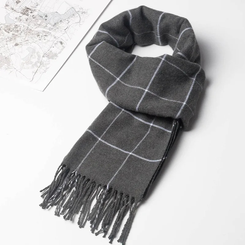 Écharpe en cachemire pour homm - Wool Scarf Men avis et prix