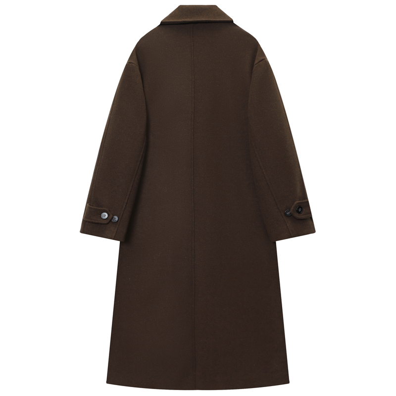 HXAO manteau femme marron Twee - Wool Coat Peacoat avis et prix