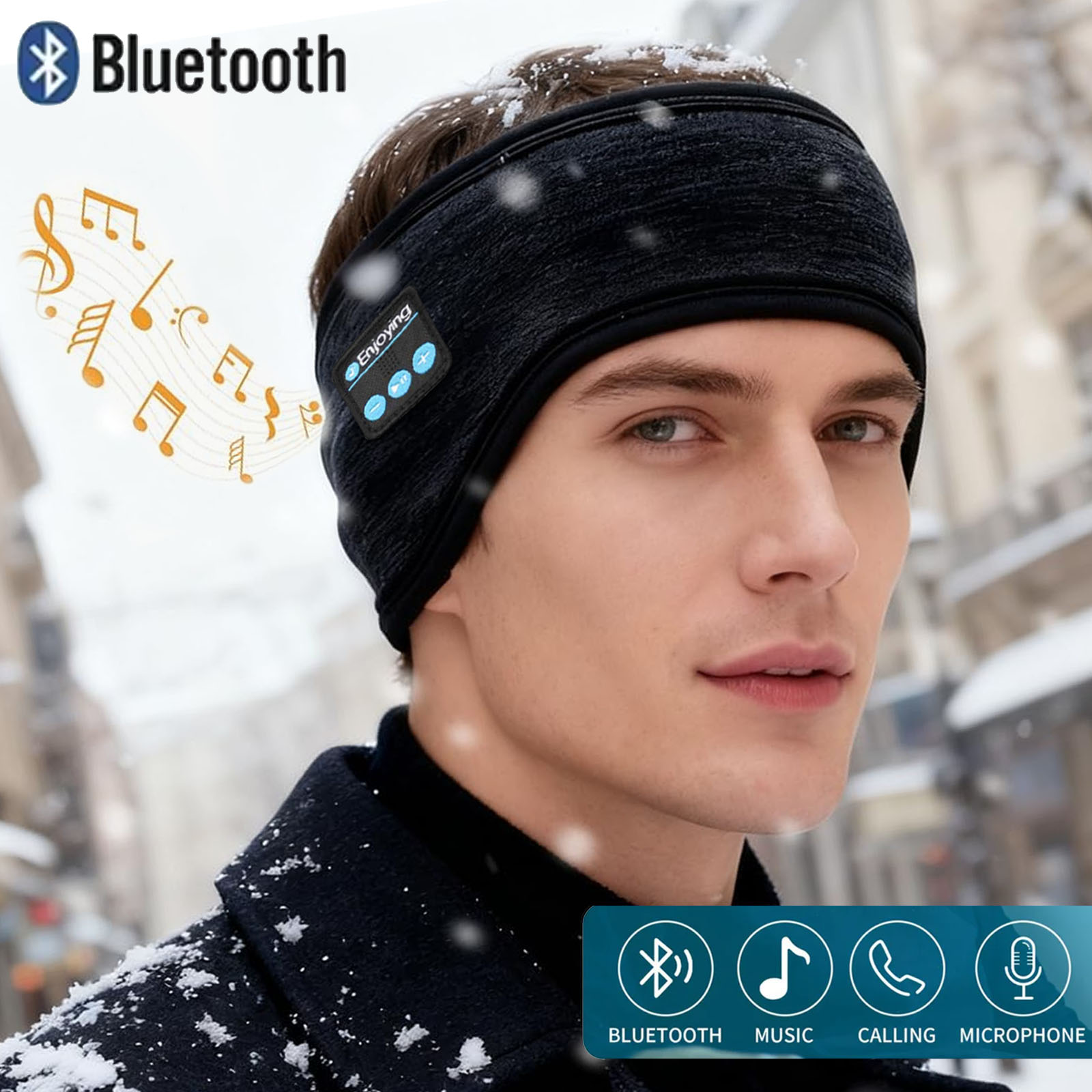 Casque d'écoute sans fil Bluet - Winter Headband Fleece avis et prix