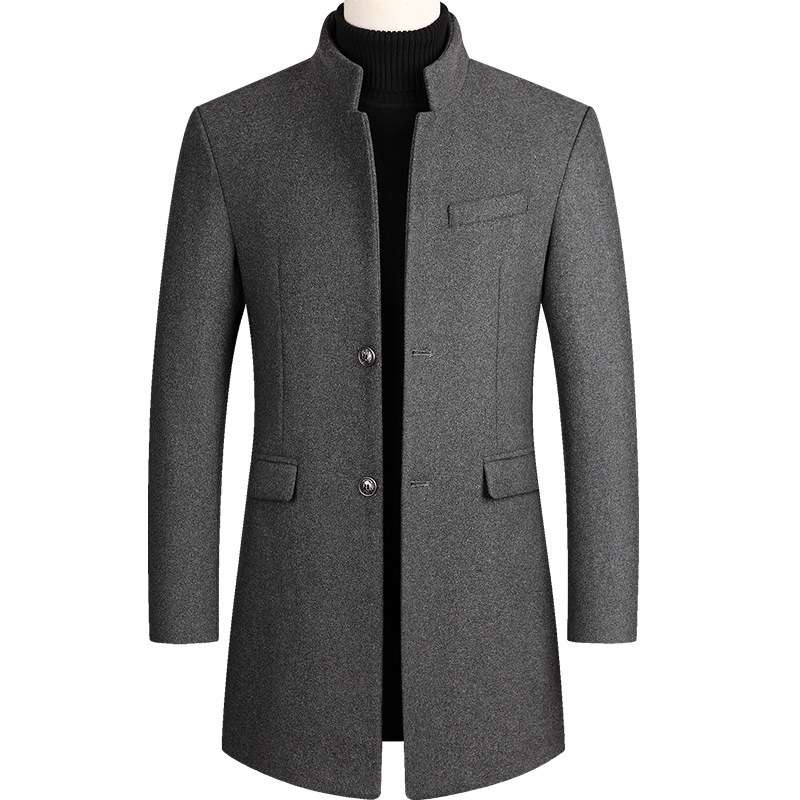 2025 nouveau Trench-Coat en la - Wool Coat Peacoat avis et prix