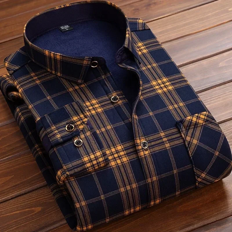 2025 hommes hiver chaud à manc - Flannel Shirt Lined avis et prix