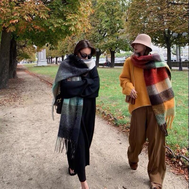 Écharpe de luxe épaisse et cha - Cashmere Pashmina Wrap avis et prix