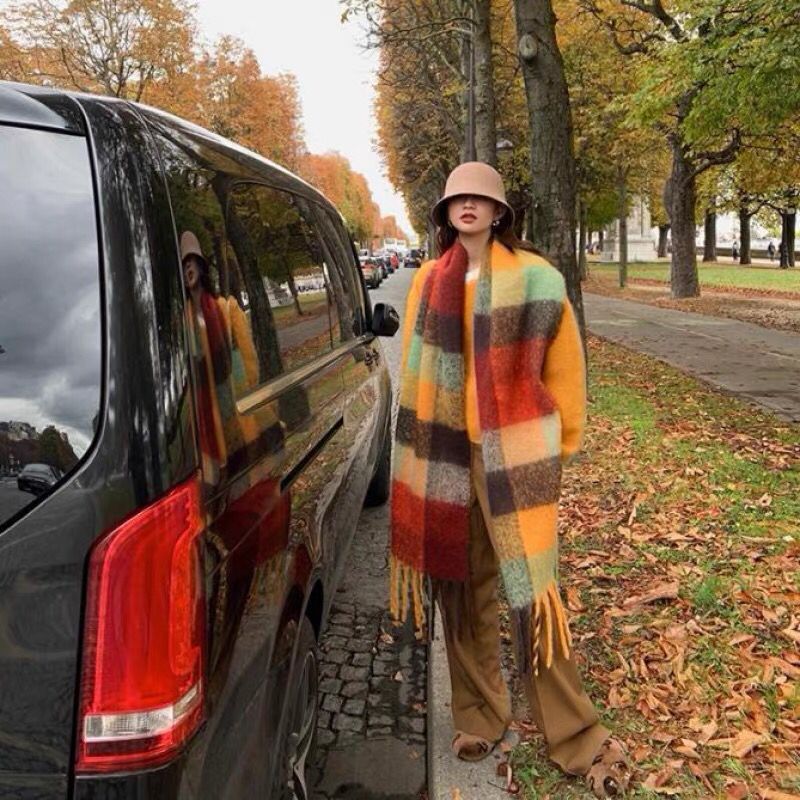 Écharpe de luxe épaisse et cha - Cashmere Pashmina Wrap avis et prix