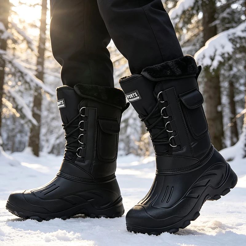 Bottes d'hiver pour hommes, ch - Waterproof Winter Boot avis et prix