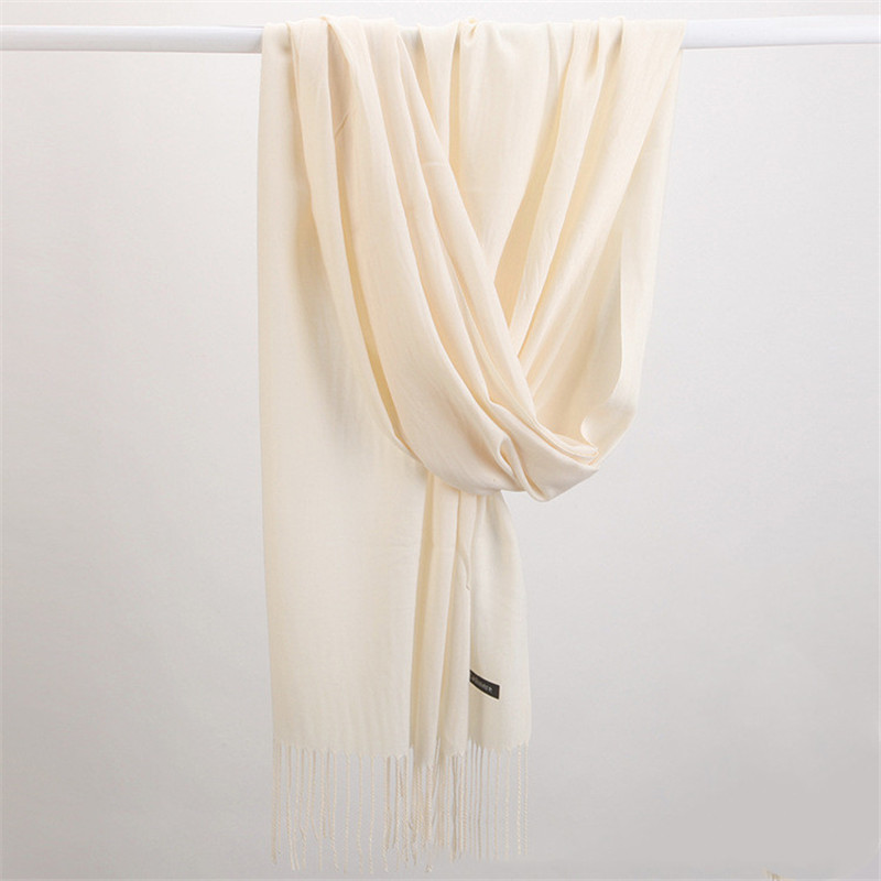 Foulard solide en cachemire po - Cashmere Pashmina Wrap avis et prix