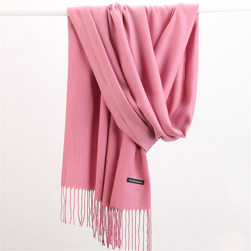 Foulard solide en cachemire po - Cashmere Pashmina Wrap avis et prix
