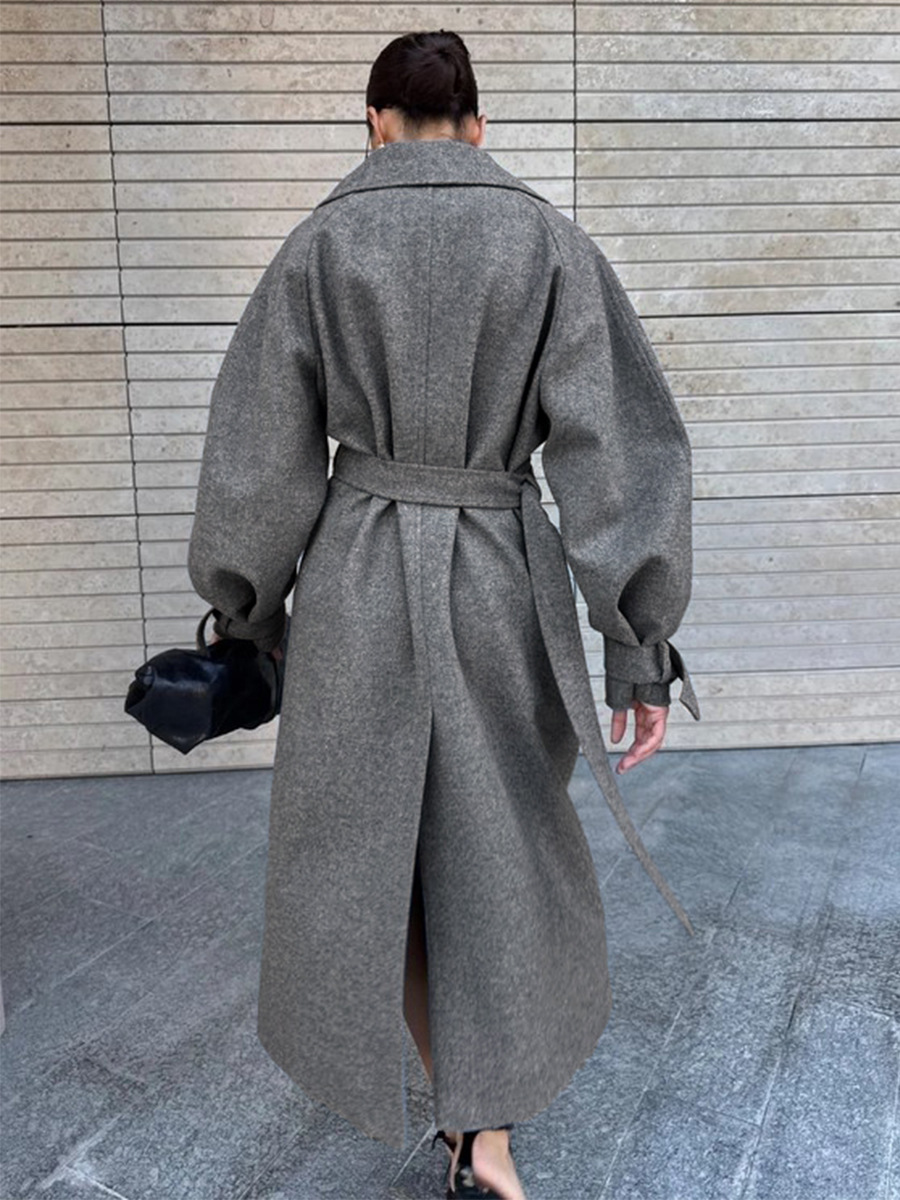 LUCYSHIHATTU longs manteaux en - Wool Coat Peacoat avis et prix