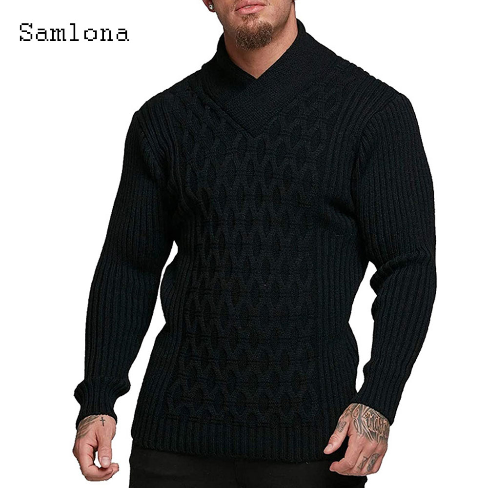 Samlona-Pulls découpés pour ho - Wool Scarf Men avis et prix