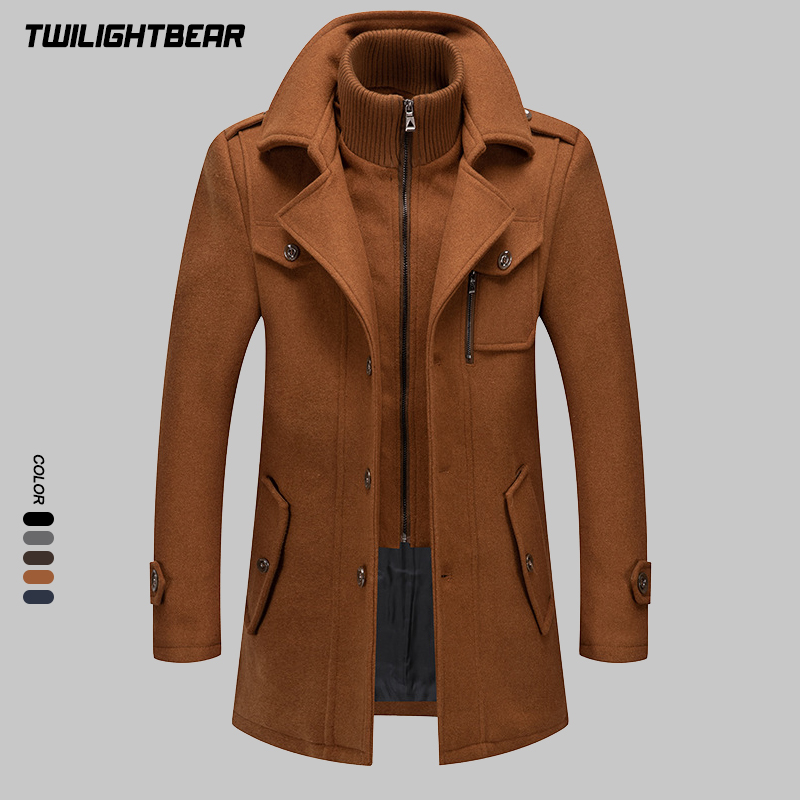 Manteau d'hiver en laine pour  - Wool Coat Peacoat avis et prix