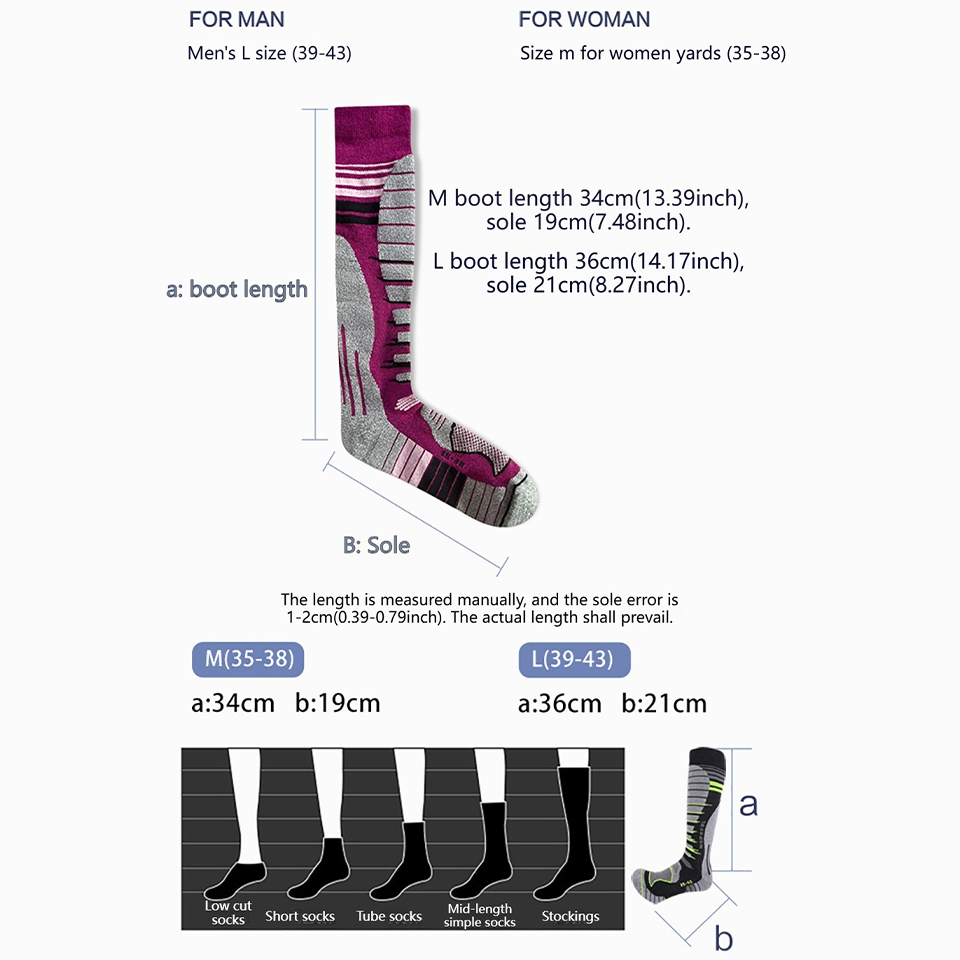 GTUBIKE chaussettes de Ski en  - Thermal Sock Wool avis et prix