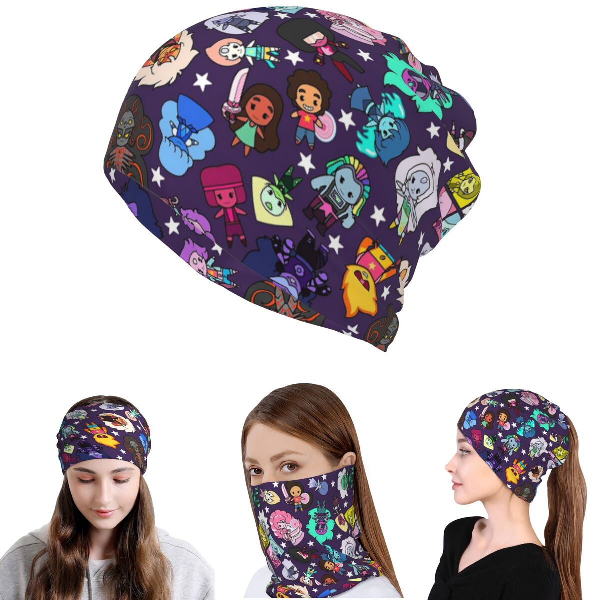 Crystal Gems Steven Universe B - Knit Beanie Hat Warm avis et prix