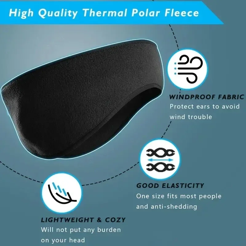 1 pièce Bandeau cache-oreilles - Winter Headband Fleece avis et prix