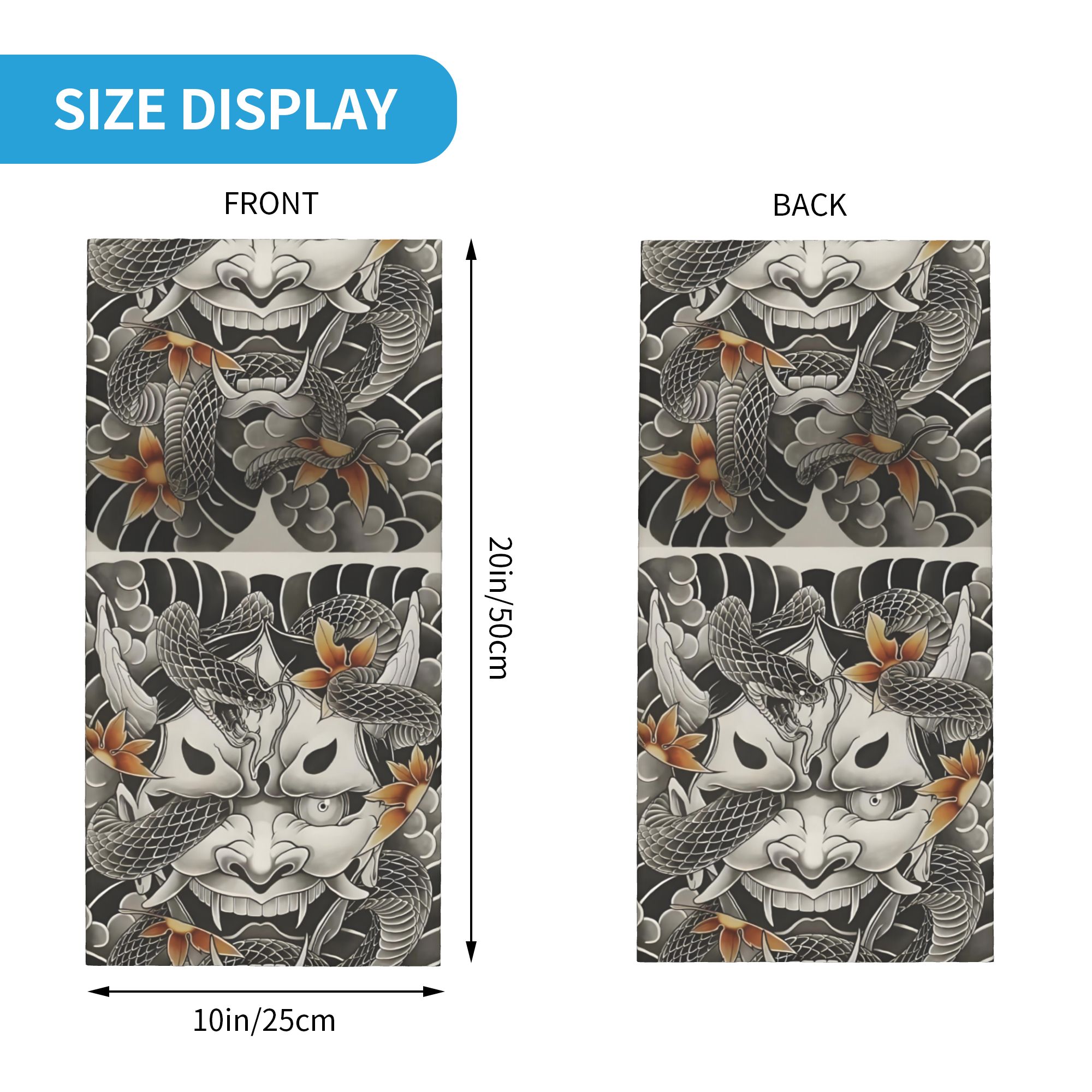 Bandana personnalisé samouraï  - Neck Gaiter Fleece avis et prix