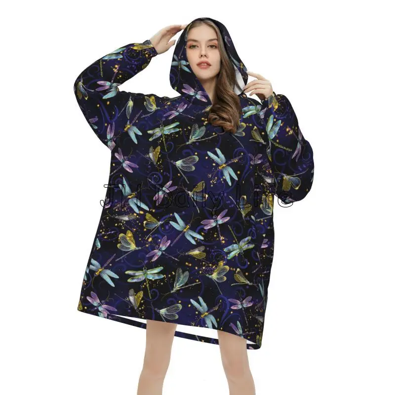 Dragonfly Galaxy – couverture  - Sherpa Hoodie Fleece avis et prix