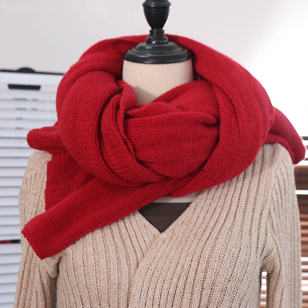 Écharpe en laine unie de haute - Wool Scarf Men avis et prix